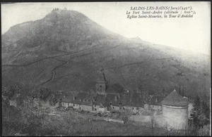 SALINS les BAINS 39 Fort St André Kirche St Maurice Tour d'Andelot CPA 1900-10 - Bild 1 von 2