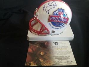 RICHARD SEYMORE LEGEND GENUINE AUTHENTIC  HAND SIGNED AUTOGRAPH MINI HELMET COA - Picture 1 of 6