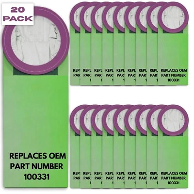 100331 Vacuum Bags for ProTeam Super Coach Pro 10 QT Backpack Vacuum 20 Pack - Image 1 of 4