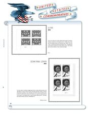 2022 U.S. Commemorative Plate Block Supplement (White Ace Alternative)