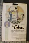 1920 EDEN CLOTHES WRINGER WASHER ELECTRIC ST LOUIS LAUNDRY HOME DECOR AD 24108*