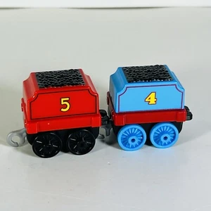 James and Gordon Tender Cars Thomas the Train Pull Along Plastic Trackmaster - Picture 1 of 12