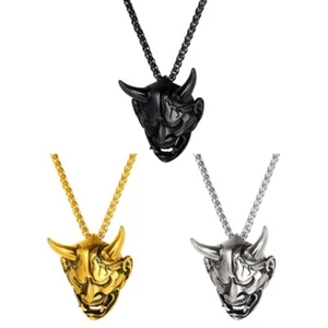 Punk Fangs Devil for Head Necklace Alloy Pendant Street Jewelry Necklac - Picture 1 of 9