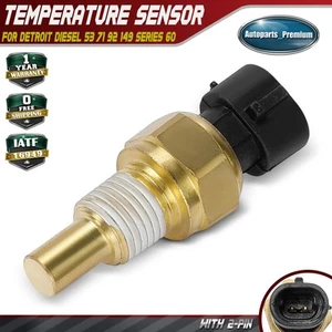 Transmisor de temperatura del agua con 2 pines para Detroit Diesel 53 71 92 149 Series 60 - Imagen 1 de 9