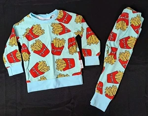 Rare! Purl Lamb French Fries 2 Piece Long Sleeve Pajama Set 2/3T - Picture 1 of 23