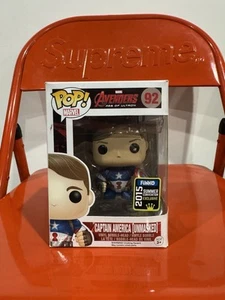 Funko Pop Avengers Captain America Unmasked 92 2015 Summer Convention Exclusive - Picture 1 of 6