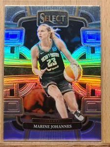 Marine Johannes #23 2024 Select WNBA Concourse Silver Prizm Liberty W0112A - Picture 1 of 2