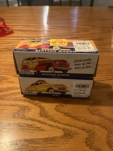 Vintage Dimestore Dreams Deluxe Taxi und Kombi. 1/43. 20070 & 20060 - Bild 1 von 2