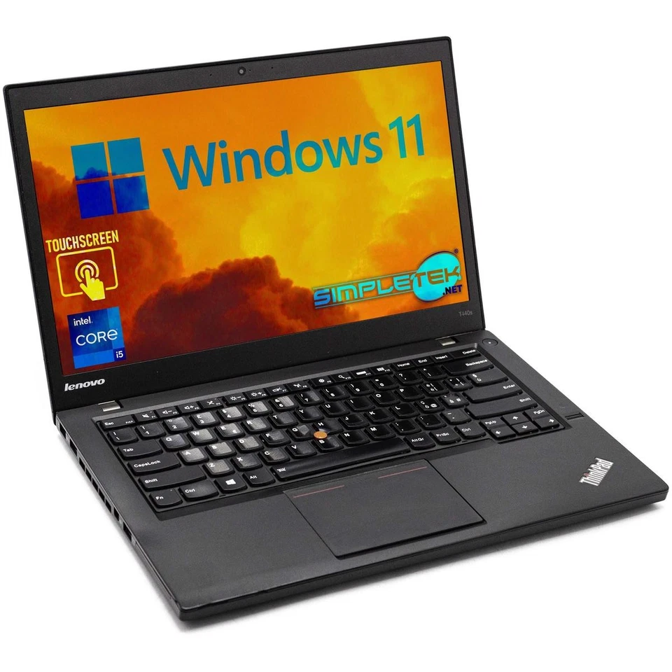 Lenovo Ultrabook T440s I5 4300u Windows 11 Pro 12gb 2tb Portable Notebook - Image 1 of 4