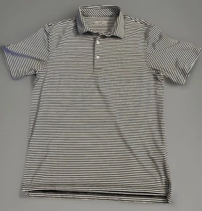 Polo Vineyard Vines manica corta con colletto nero bianco righe media JBHS - Foto 1 di 9
