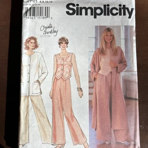 Simplicity Patterns 8912 Misses Unlined Jacket, Top And Pants Sz 6-12 - Picture 1 of 3