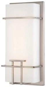 Kovacs P465-L 5-1/2"W Integrated LED Bathroom Sconce - Nickel - Picture 1 of 1