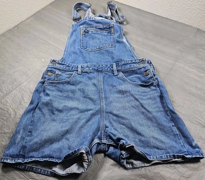 Vintage Levi's Orange Tab Women's Shortalls Size Large Overall Denim Shorts!.  - Image 1 of 4