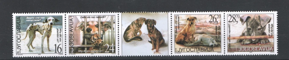 YUGOSLAVIA 2003 DOGS MNH - 13163 - Image 1 of 1