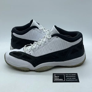 Size 13 - Air Jordan 11 Retro IE Low White Black Suede Leather (306008-100) - Picture 1 of 8