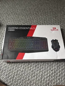Redragon S101M-KS Gaming Keyboard and Mouse Wireless with Tri-Mode, RGB Black - Picture 1 of 4