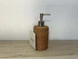 Rattan Seifen- & Lotionspender Pumpe Bad Küche Arbeitsplatte für den täglichen Gebrauch - Bild 1 von 3