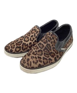 Jimmy Choo Grove Slip-Ons Brown Men's Sneakers Casual Shoes - Picture 1 of 6