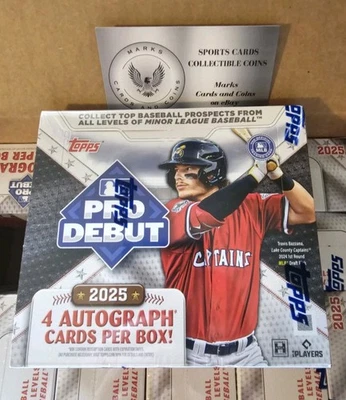 2025 Topps Pro Debut Baseball Hobby Box - 4 Autos per Box !! - Image 1 of 4