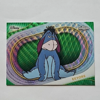 2025 Topps Chrome Disney Eeyore Green 88/99 SP Winnie The Pooh #143 - Image 1 of 2