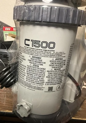 Intex C1500 Cartridge Filter Pump – 1500 GPH, Above Ground Pools 6000Gal SEALED - Image 1 of 4