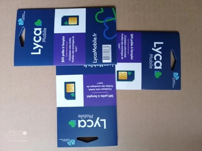 Carte Sim Lycamobile X3 Neuf Pour La France  - Photo 1/2