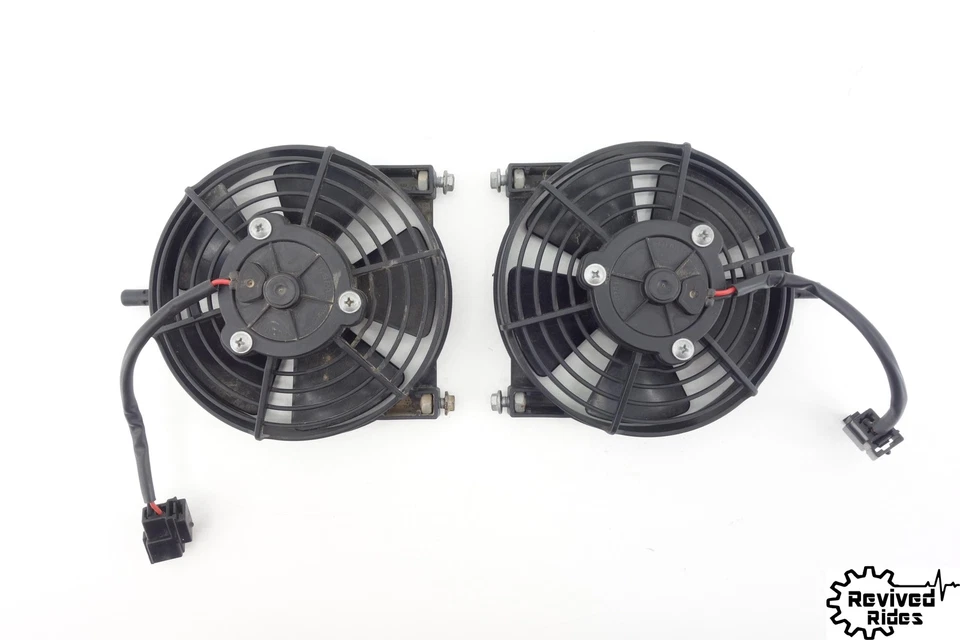 Aprilia 04-08 RSV1000R 06-09 Tuono OEM conjunto de ventilador de radiador esquerda direita Ap8124855 - Imagem 1 de 4