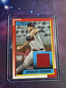 2025 Topps Spencer Strider 1990 Relics Jersey #T90R-SST - Picture 1 of 2