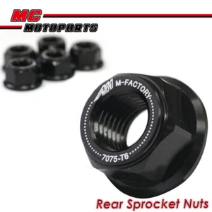 CNC Aluminum Sprocket Nut Kit Set For Ducati Scrambler 400 Sixty2 800 1100 - Imagen 1 de 2