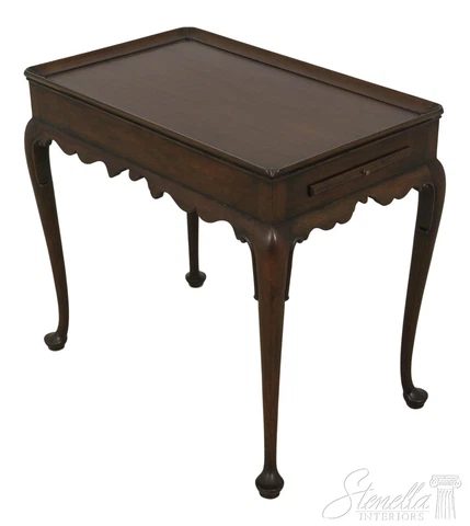 59460EC: KITTINGER CW-8 Mahogany Tea Table Colonial Williamsburg Cover