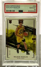 2022 Panini Flawless Walker Kessler Rookie Card #33 / PSA 10 - Serial 66/99