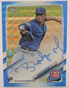 2021 Topps Chrome Baseball Brailyn Marquez #RA-BM Auto Chicago Cubs Blue 21/150 - Picture 1 of 2