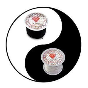Strong & Stretchy Crystal String Elastic Thread Beading Bracelet Cord Size 0.8mm - Picture 1 of 4