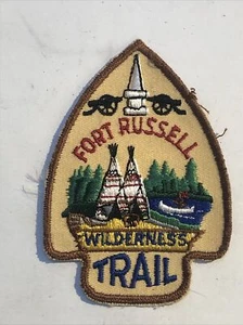 Vintage FORT RUSSELL WILDERNESS TRAIL Boy Scout Badge PATCH BSA - NICE! - Picture 1 of 4