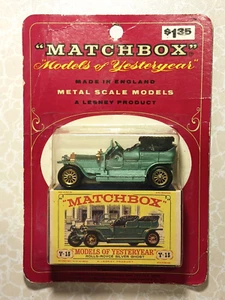 Matchbox Models of Yesteryear Y-15 Rolls-Royce Silver Shadow MOC card blister - Picture 1 of 6