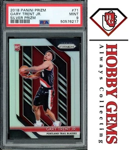 GARY TRENT JR PSA 9 2018-19 Panini Prizm RC Silver Prizm #71 - Picture 1 of 2