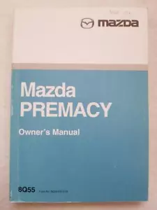 MAZDA PREMACY Car Owners Manual DEC 2001 #8Q55-EE-01G (PRINT 3) - Picture 1 of 6