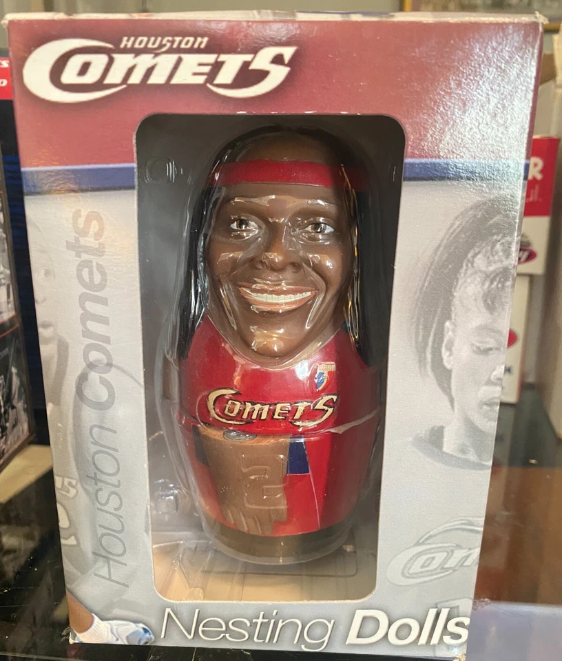 HOUSTON COMETS MICHELLE SNOW NESTING DOLLS - Image 1 of 1