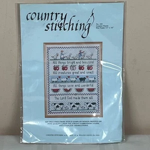 Country Stitching Country Prayer Counted Cross Stitch Sampler Kit #341  12 x 16 - Picture 1 of 3