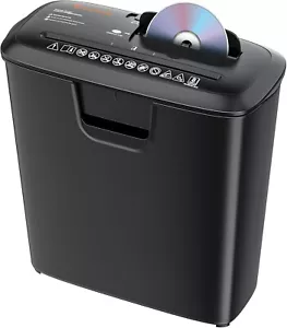 Trituradora de papel para uso doméstico 8 hojas corte tira hogar oficina trituradora - Imagen 1 de 7