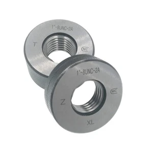 Thread Ring Gage 1"- 8 UNC 2A Thread Ring Gauge GO NOGO 1-8 Thread Gages 1-8UNC - Picture 1 of 5