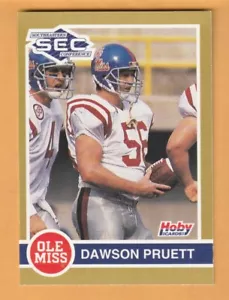 Dawson Pruett Mississippi Rebels 1991 Hobby SEC Stars #273 Mobile Alabama - Imagen 1 de 2