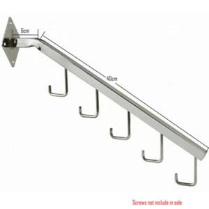 Brazo angular de ganchos J montado en pared - Imagen 1 de 1