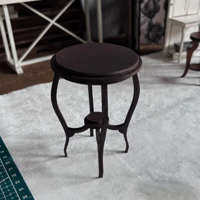 Retro Victoria Coffee Table 1/6 Scale Dollhouse Miniatures Furniture Unfinished - Image 1 of 4