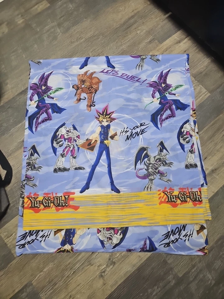 Yu-Gi-Oh! Twin Size Flat Sheet Collectible 1996 NEW  - Image 1 of 1