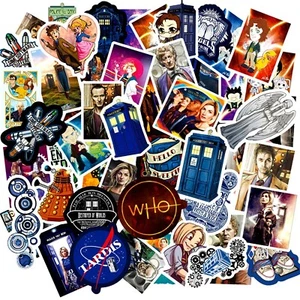 100pcs Doctor Who Stickers Bigger Glossy Stickers British science fiction Vinyl - Picture 1 of 4