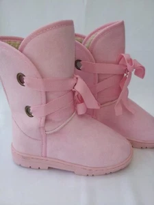 Womens Microfibre Winter Boots - Pink Size (EU38) - (AU7) - Picture 1 of 7