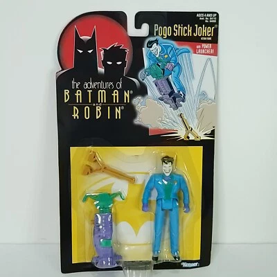 1995 Kenner The Adventures Of Batman & Robin Pogo Stick Joker Action Figure - Image 1 of 4