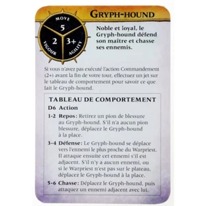 WQ37 CARTE GRYPH HOUND VF WARHAMMER QUEST SILVER TOWER BITZ - Picture 1 of 1