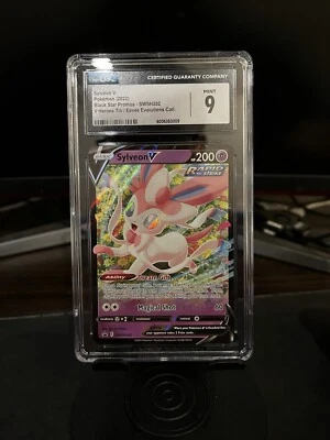 Sylveon V SWSH202 SWSH: Sword & Shield Promo Cards Holo CGC 9 - Image 1 of 2